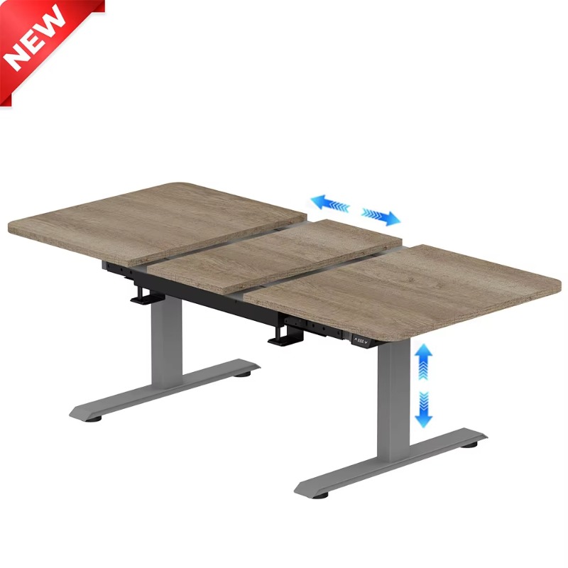 Office Furniture Desk - 高さと幅が調整可能なデスクフレーム、デュアルモーター電動昇降式スタンディングデスク、シットスタンドデスク、高級オフィス家具