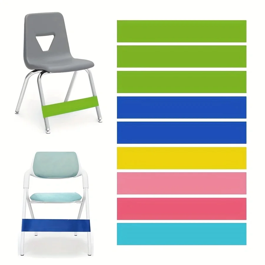 Office Furniture Heaven - 伸縮性のあるテンションバンド、教室用椅子のストレス解消バンド、学生教室・オフィスに最適、レッグヨガレジスタンスバンド