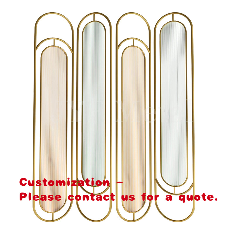Partition Screen Divider - カスタムEL807レストラン装飾ステンレス鋼フレームガラス仕切りパーティションスクリーンプライバシールーム装飾スクリーンルームディバイダー