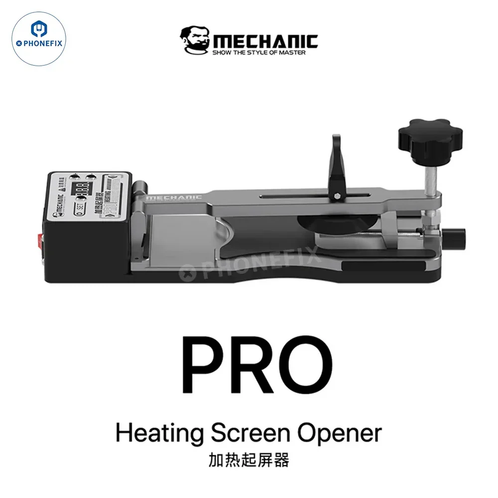 Partition Screen Divider - MECHANIC PRO ユニバーサル加熱LCDスクリーンセパレーター 調整可能なクランプ内蔵ヒーター iPhone/Android携帯電話修理ツール