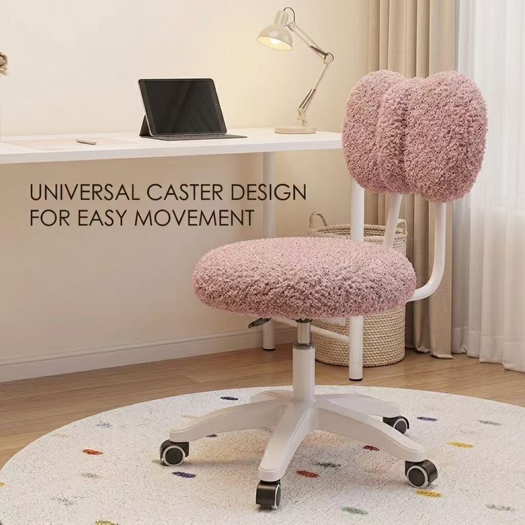 キュートなブークル素材の回転オフィスチェア360 °   回 - Office Furniture Desk のレビューと価格