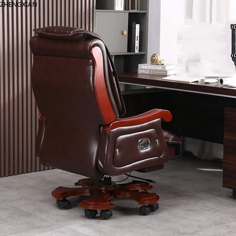 本革製、牛革（第一層）、大型、ビジネス用、リクライニング機能 - Office Furniture First のレビューと価格