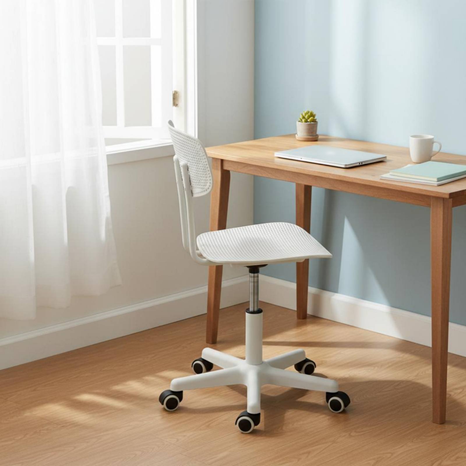 調節可能なローリングデスクチェア、通気性のあるデザイン、回転 - Office Furniture Desk のレビューと価格
