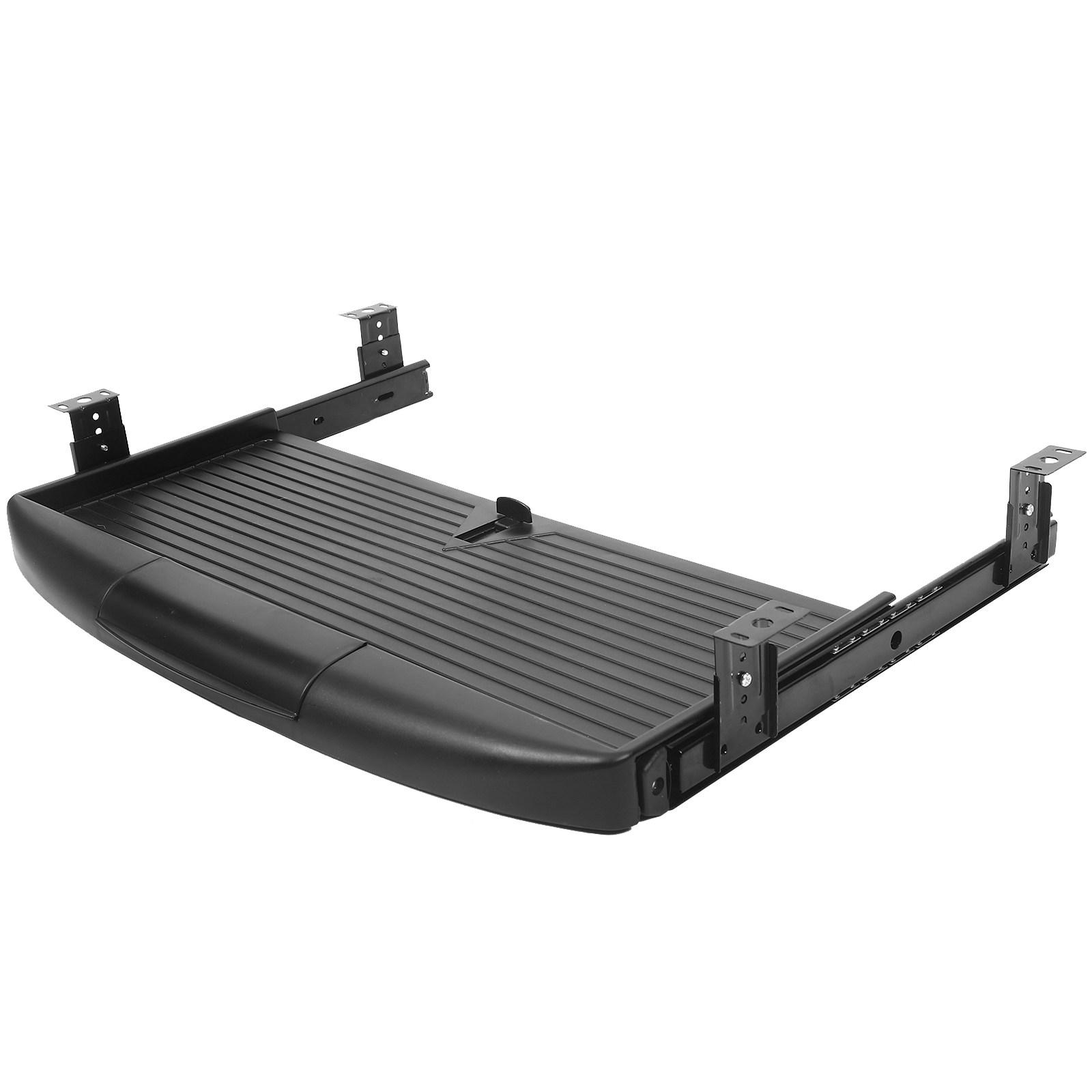 キーボードトレイ 二層引き出し式 静音スライドレール 調整可 - Keyboard Drawer Under のレビューと価格
