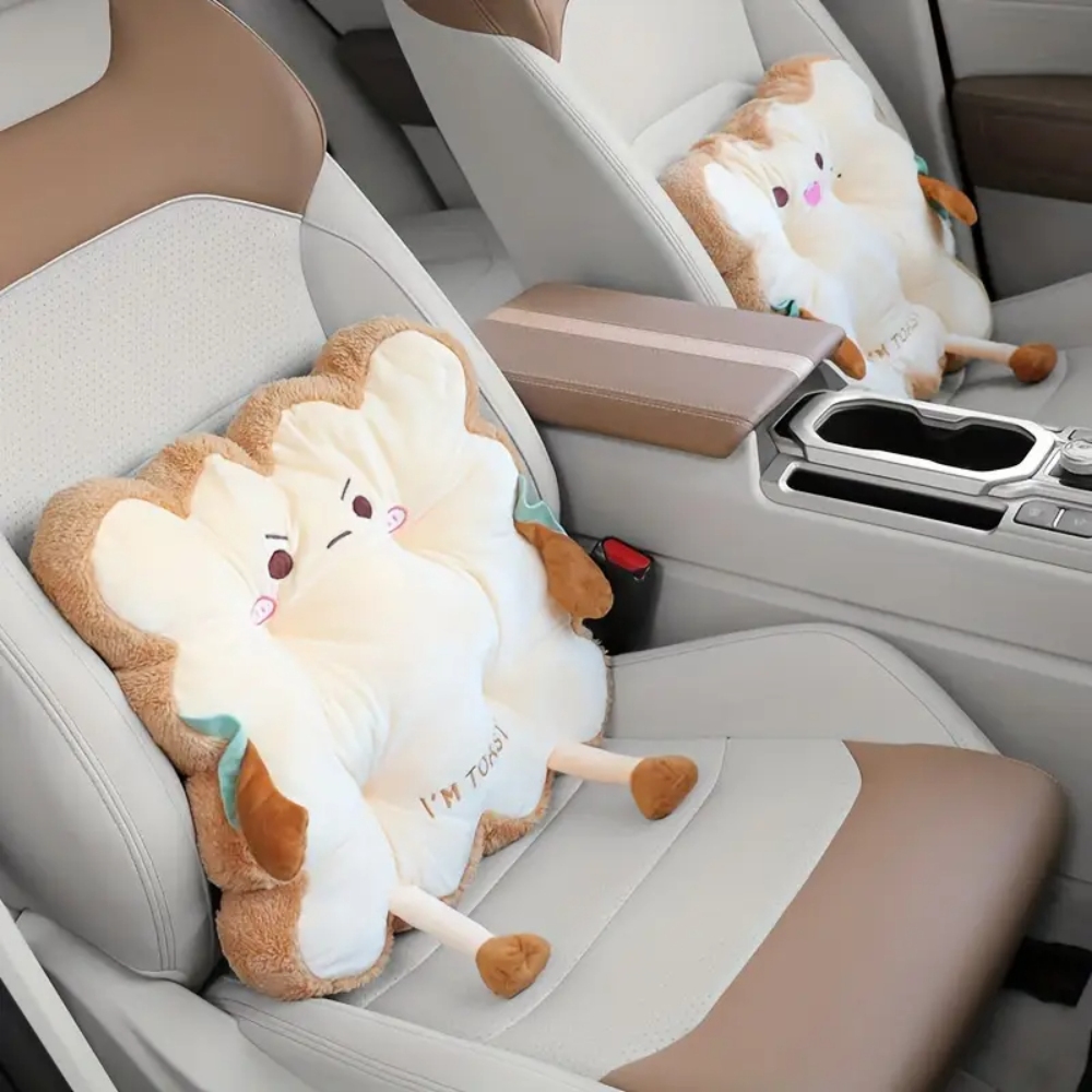 1 PC 車ランバーサポートかわいいトーストクッション尻クッ - Office Furniture Heaven のレビューと価格
