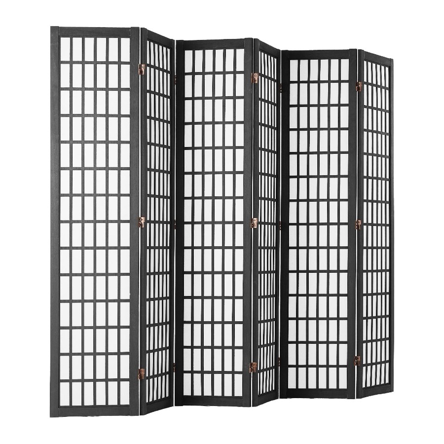 6枚パネルの和風間仕切り折りたたみ式プライバシースクリーン、 - Partition Screen Divider のレビューと価格