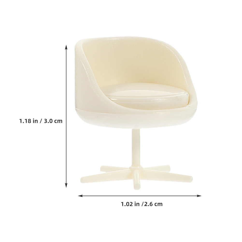 6個入りミニチュア家具モデル 1:25スケール オフィスチェ - Office Furniture And Design のレビューと価格