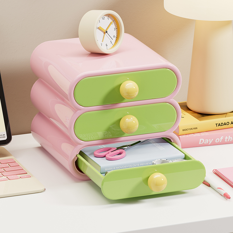 Uforu ドーパミンデスクオーガナイザー、3段引き出し収納 - Office Furniture Desk のレビューと価格