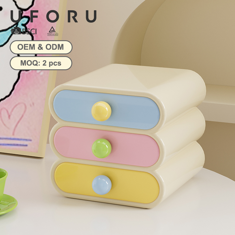 Uforu ドーパミンデスクオーガナイザー、3段引き出し収納 - Office Furniture Desk のレビューと価格