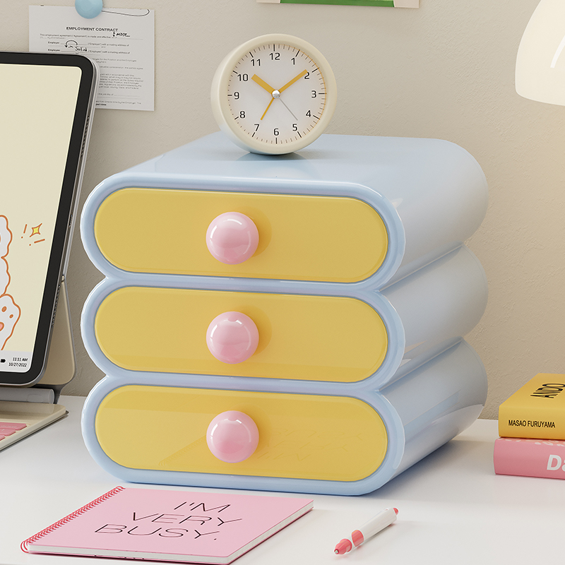 Uforu ドーパミンデスクオーガナイザー、3段引き出し収納 - Office Furniture Desk のレビューと価格