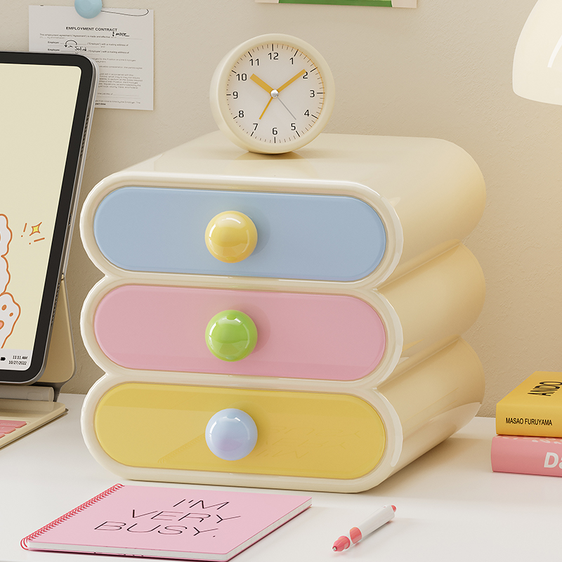 Uforu ドーパミンデスクオーガナイザー、3段引き出し収納 - Office Furniture Desk のレビューと価格